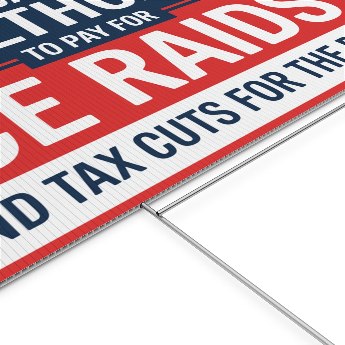 Anti ICE Yard Sign, Healthcare Yard Sign, Anti Republican Yard Sign