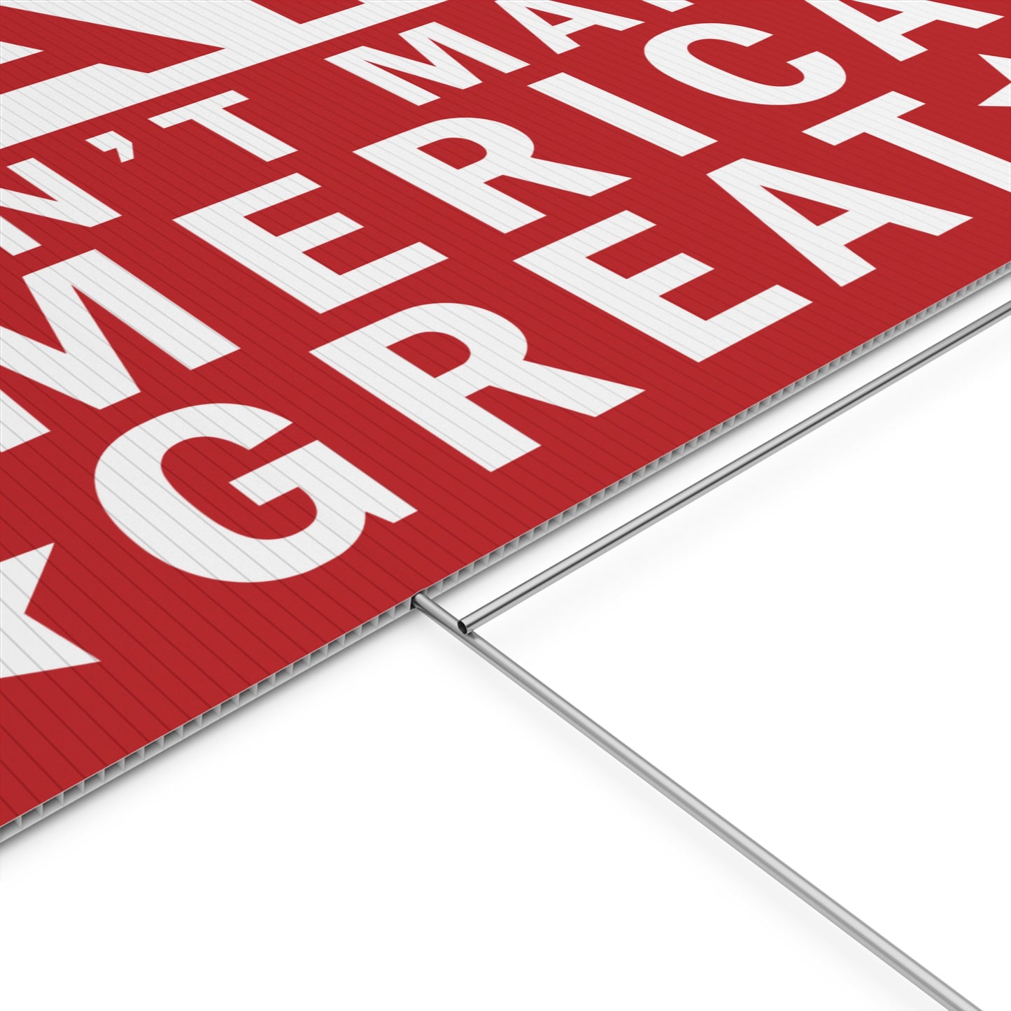 Hate Won't Make America Great Yard Sign, Anti Trump Yard Sign