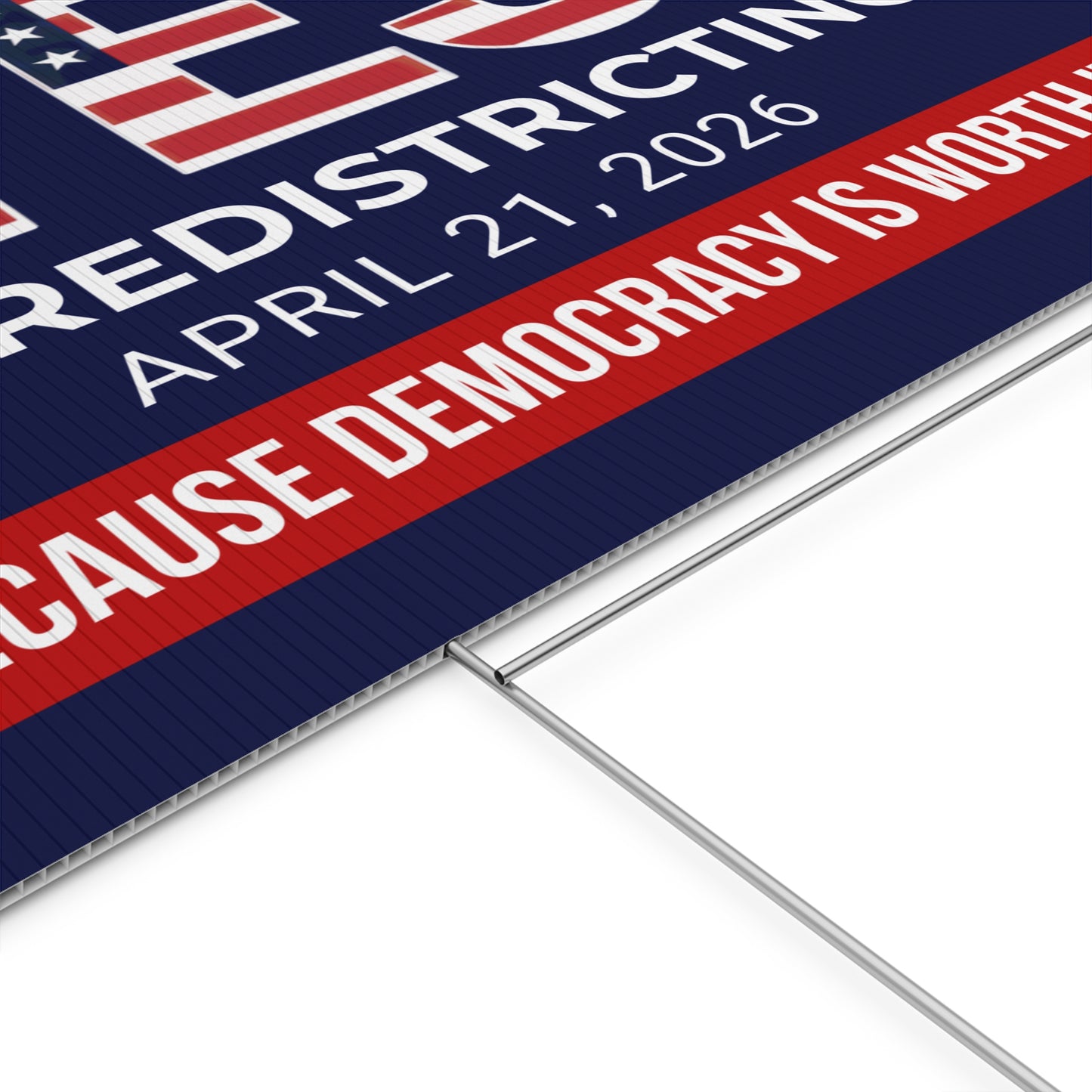 Yes on Virginia Redistricting Yard Sign - Virginia Special Election Yard Signs