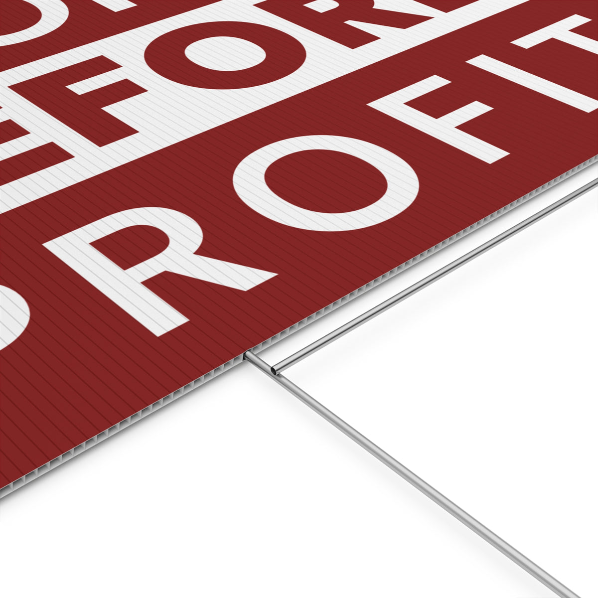 People Before Profit Yard Sign, Midterms Yard Sign