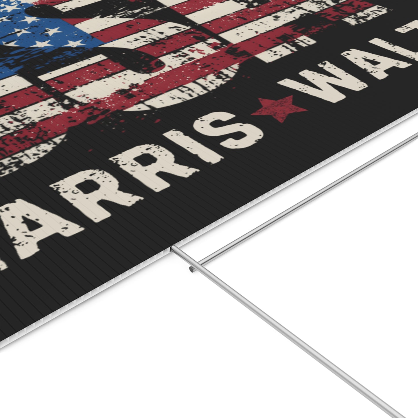 USA Harris Walz Yard Sign, Double Sided Print, Free Shipping