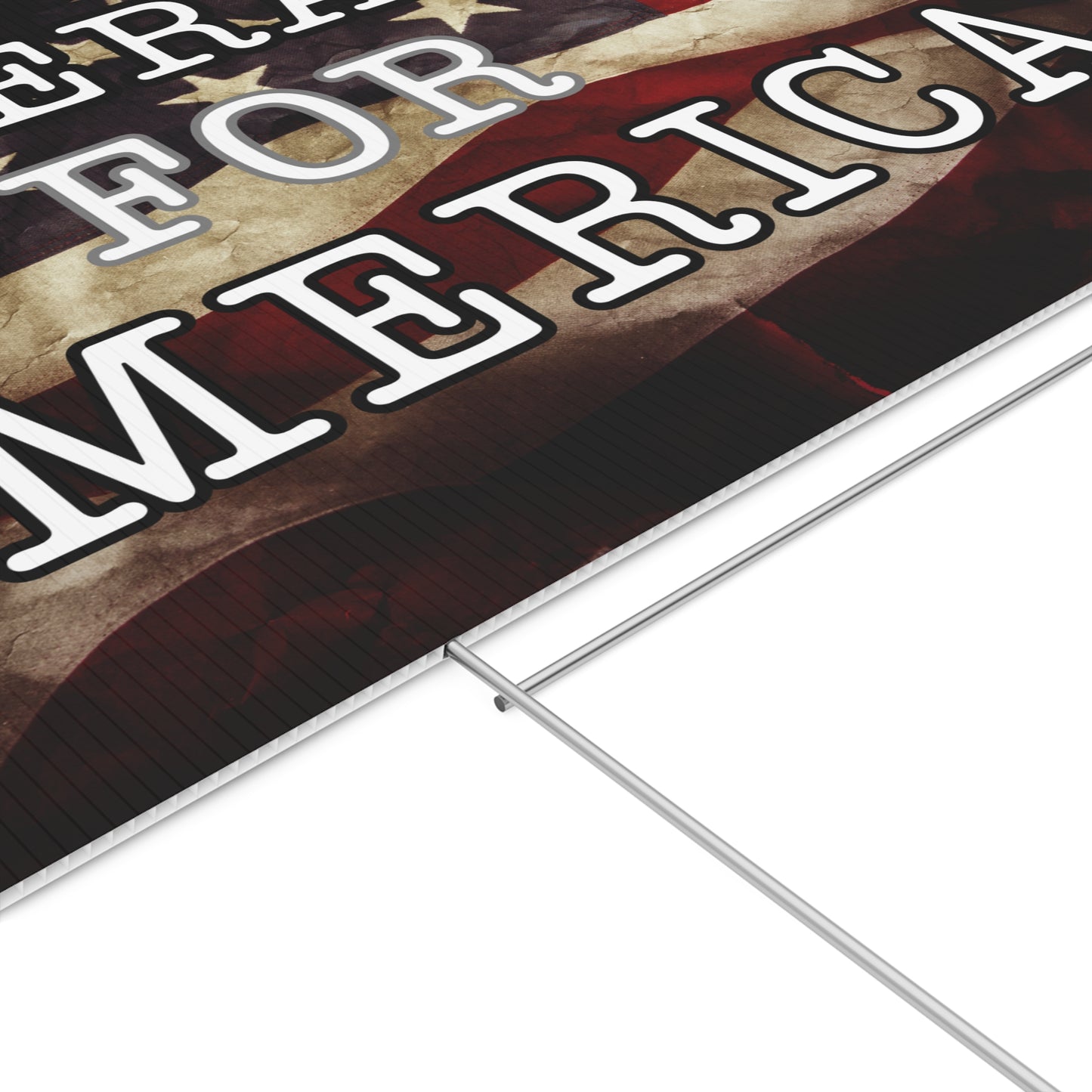 Yard Sign - Moderates for America, Political Yard Sign, Election Yard Sign