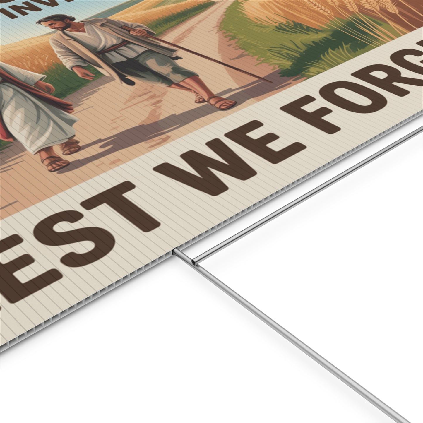 Anti Trump Yard Signs 3 Pack - Faith, Compassion and Democracy Designs - Free Shipping