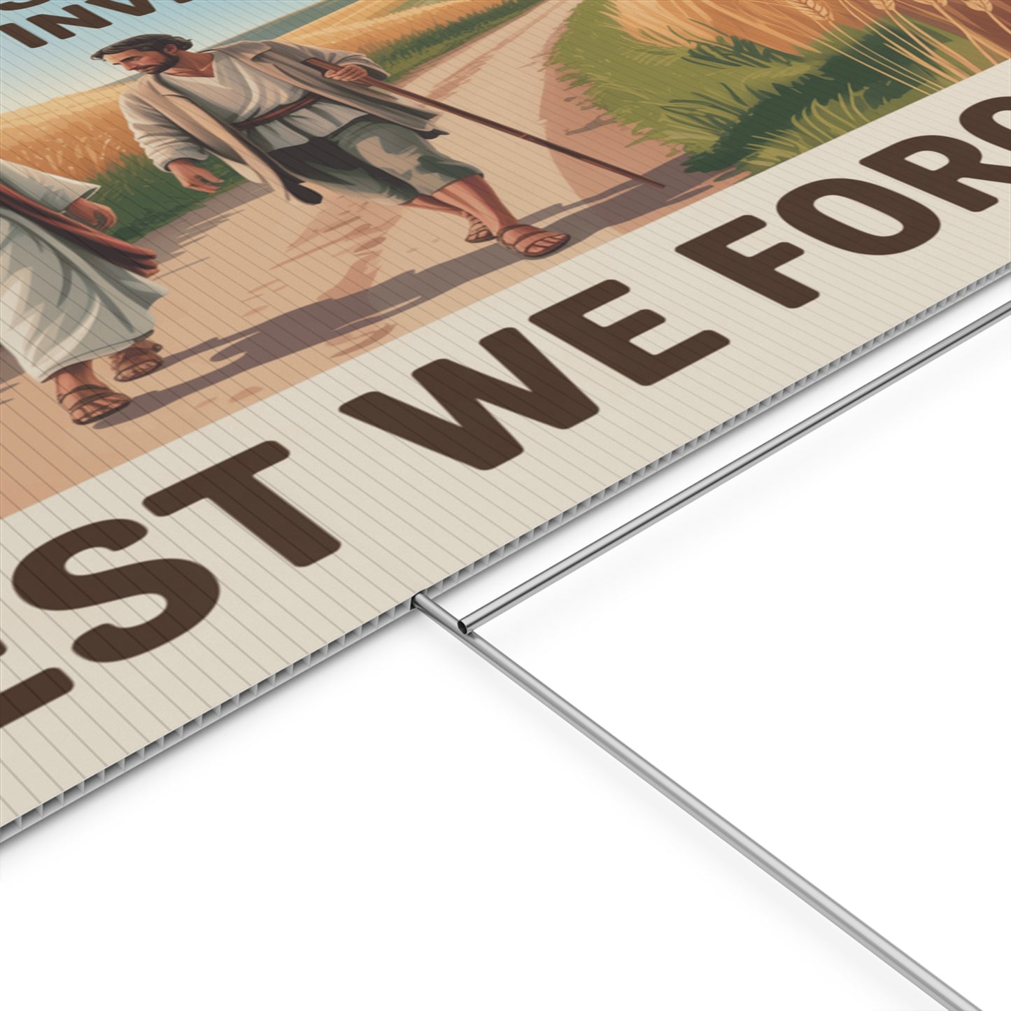 Christian Yard Sign, Pro Democracy Yard Sign, Political Christmas Yard Sign - 2 Sizes