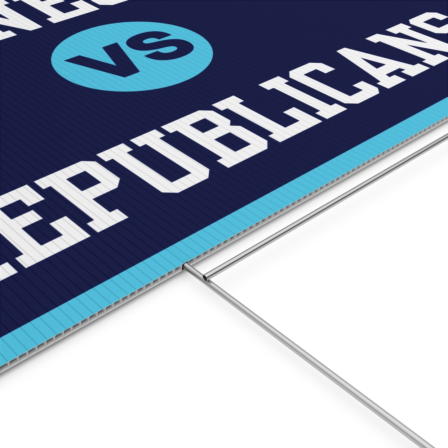 Minnesota vs Republicans Yard Sign, Minneapolis Protest Sign, 24" x 18", Multiple Colors Available