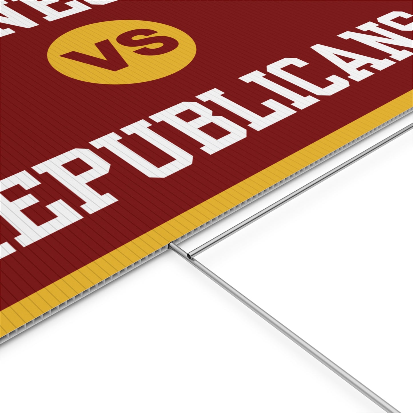 Minnesota vs Republicans Yard Sign, Minneapolis Protest Sign, 24" x 18", Multiple Colors Available
