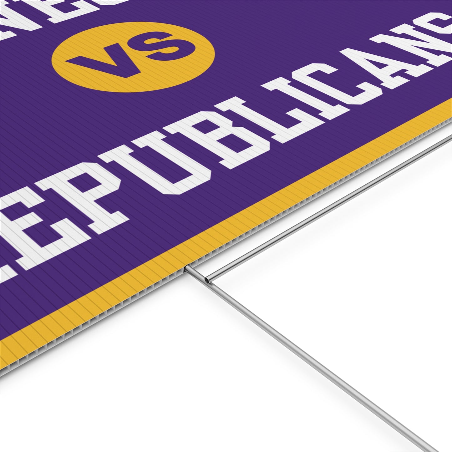 Minnesota vs Republicans Yard Sign, Minneapolis Protest Sign, 24" x 18", Multiple Colors Available