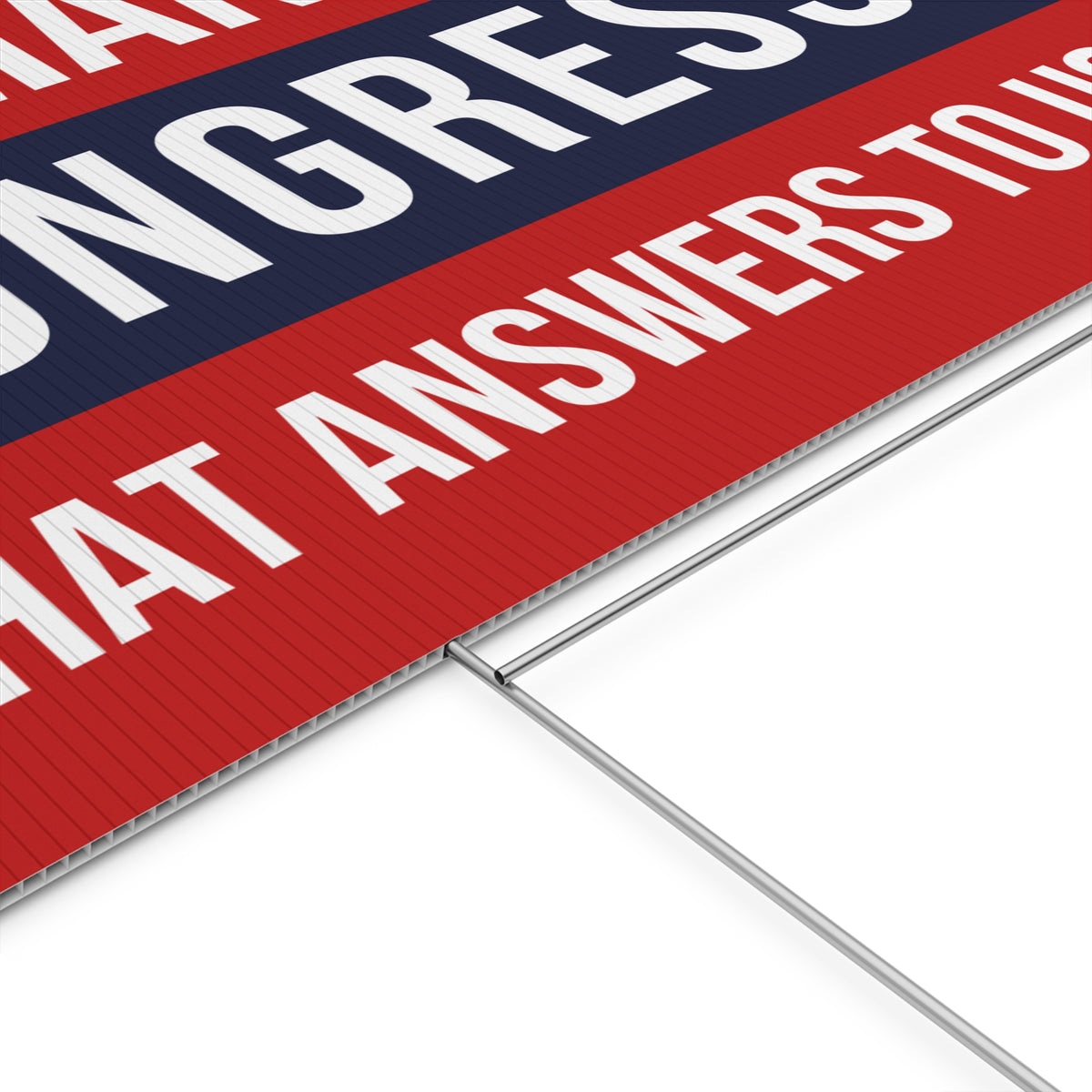 Congress Yard Sign, Midterms Yard Sign, Election Yard Sign