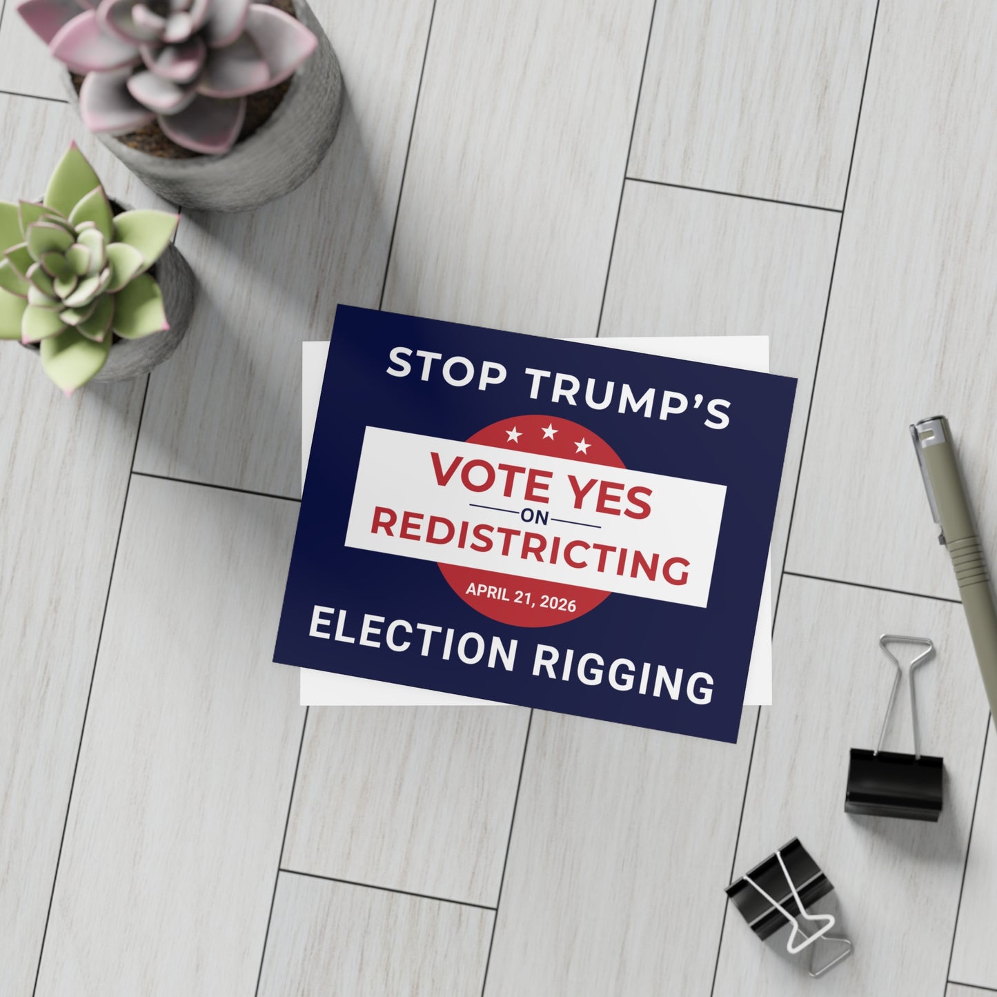 Yes on Virginia Redistricting Postcards - Virginia Election Postcards