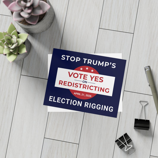 Yes on Virginia Redistricting Postcards - Virginia Election Postcards
