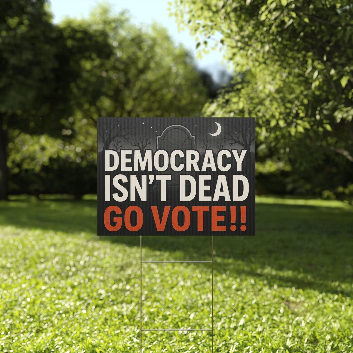 Halloween Yard Sign, Vote Yard Sign