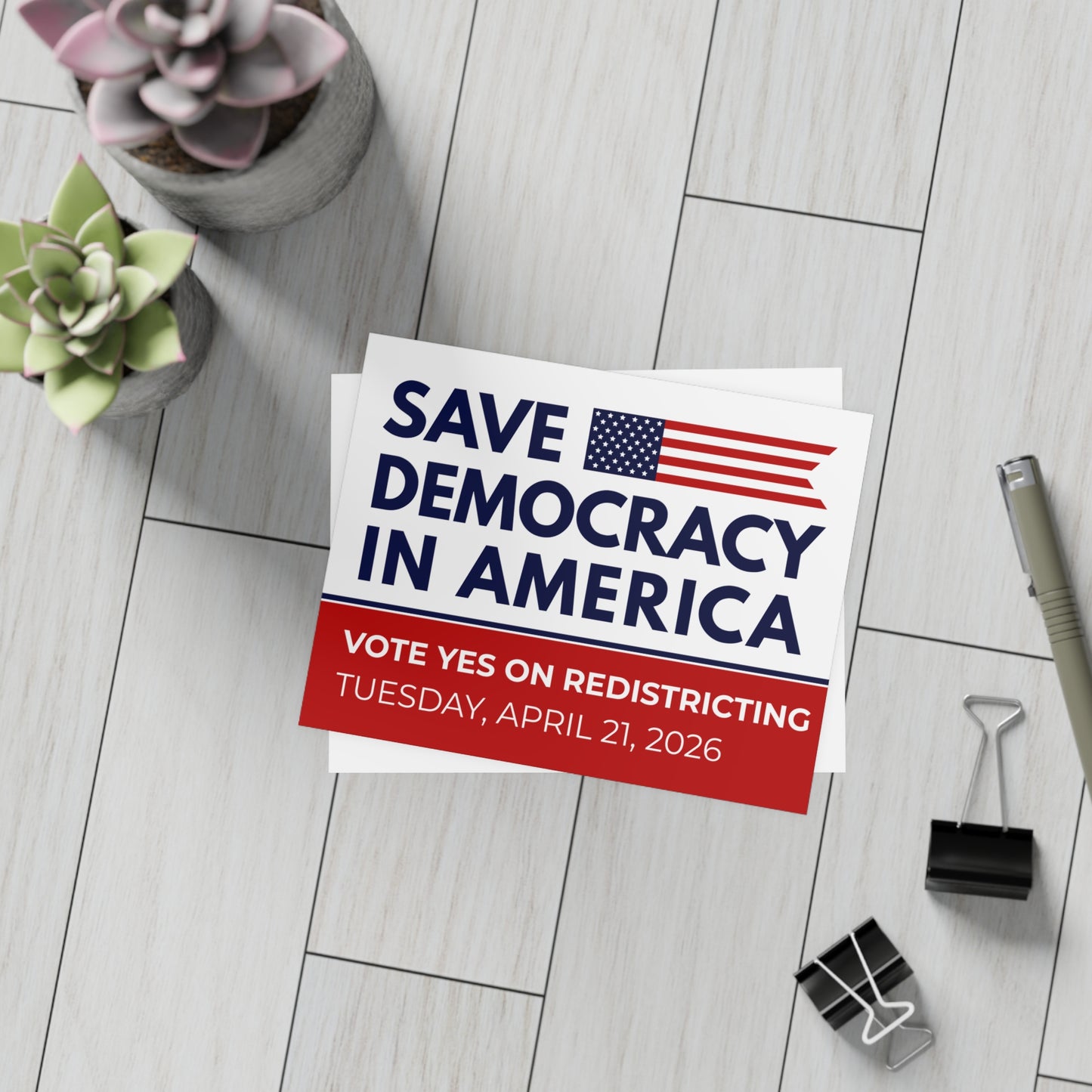 Yes on Virginia Redistricting Postcards - Virginia Election Postcards