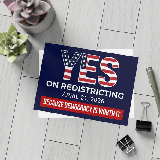 Yes on Virginia Redistricting Postcards - Virginia Election Postcards