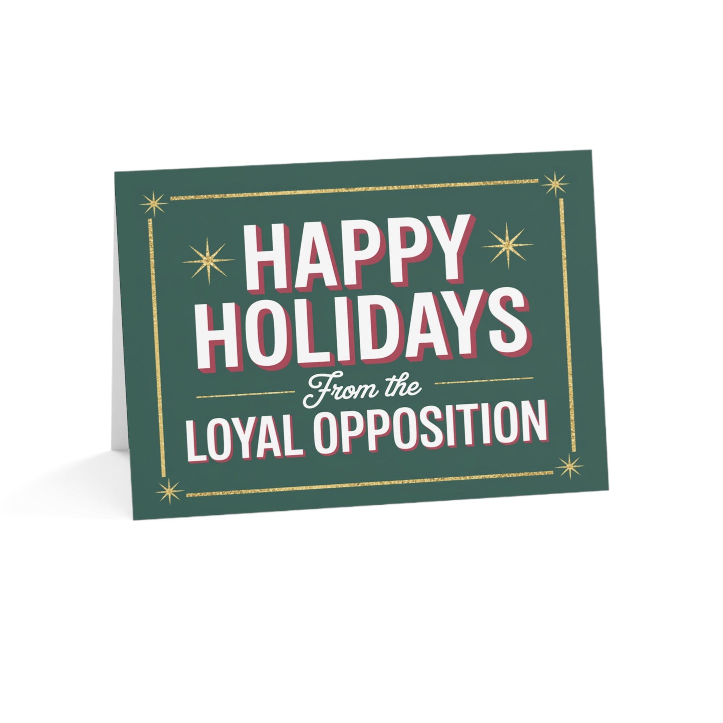 2025 Holiday Greeting Cards, 2025 Christmas Cards, Political Greeting Cards, 7" x 5", Matte Finish, Packs of 5, 10 or 25, Free Shipping