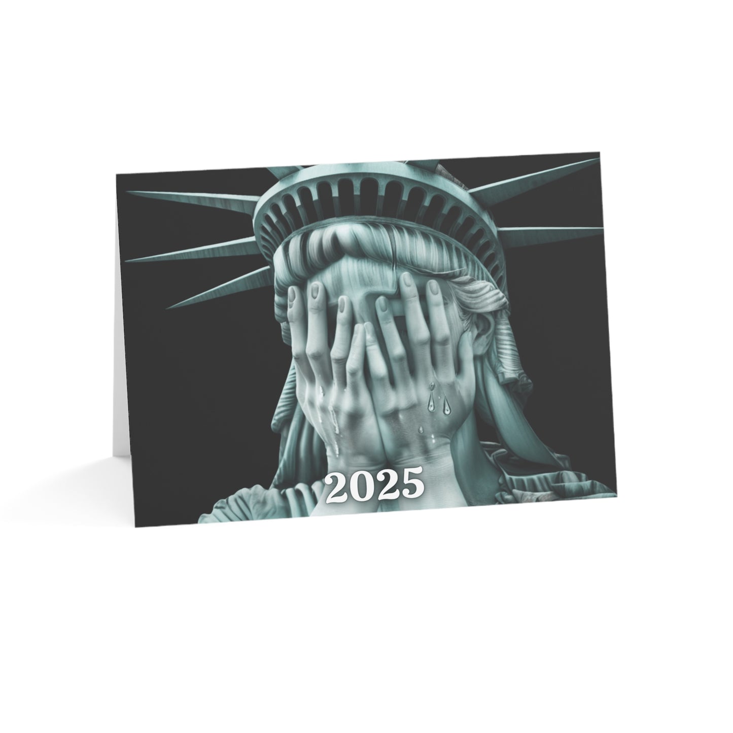 2025 Holiday Greeting Cards, 2025 Christmas Cards, Political Greeting Cards, 7" x 5", Matte Finish, Packs of 5, 10 or 25, Free Shipping