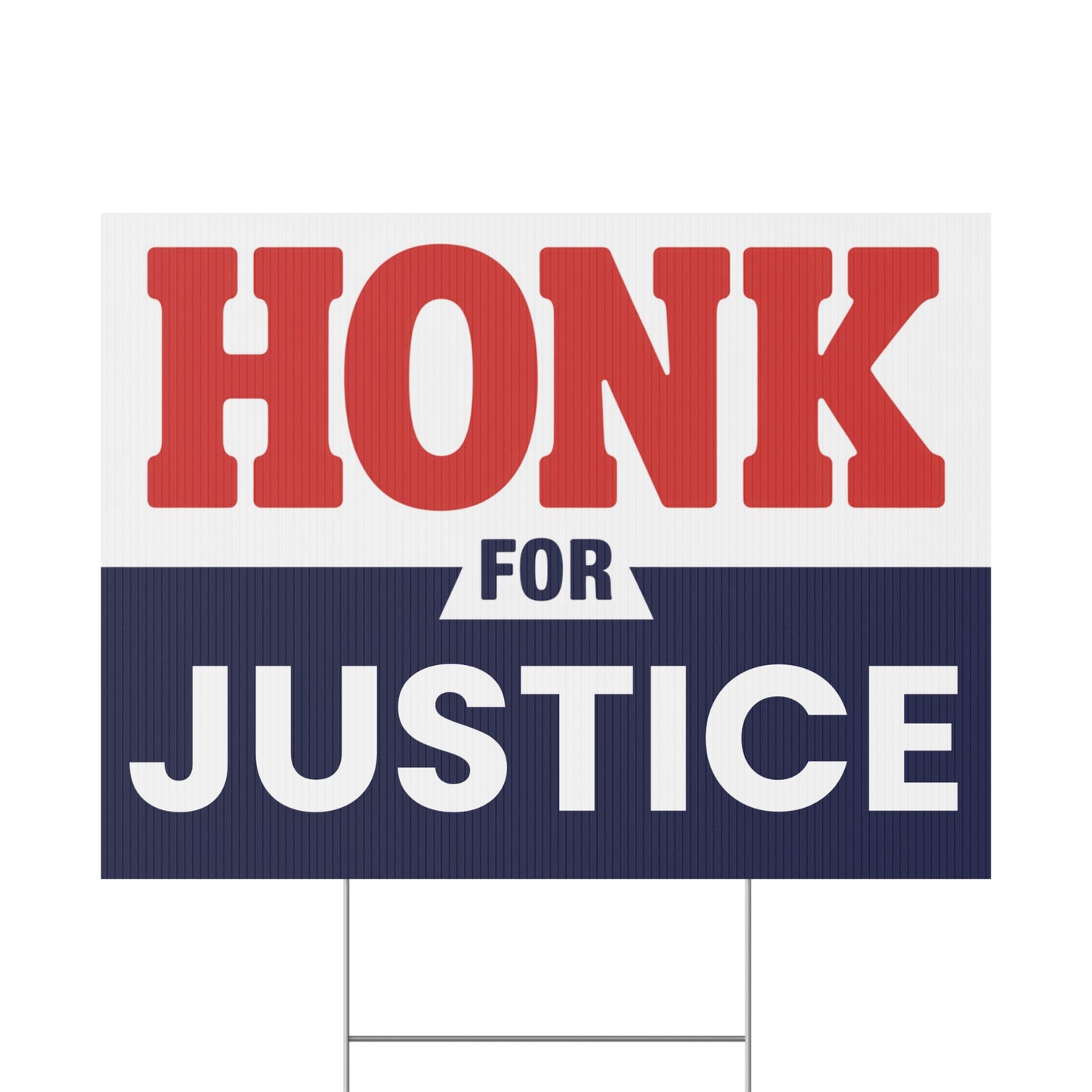 Honk for Democracy Protest Signs, All 5 Designs Included, Great for Ground Mounting at Roadside Gatherings