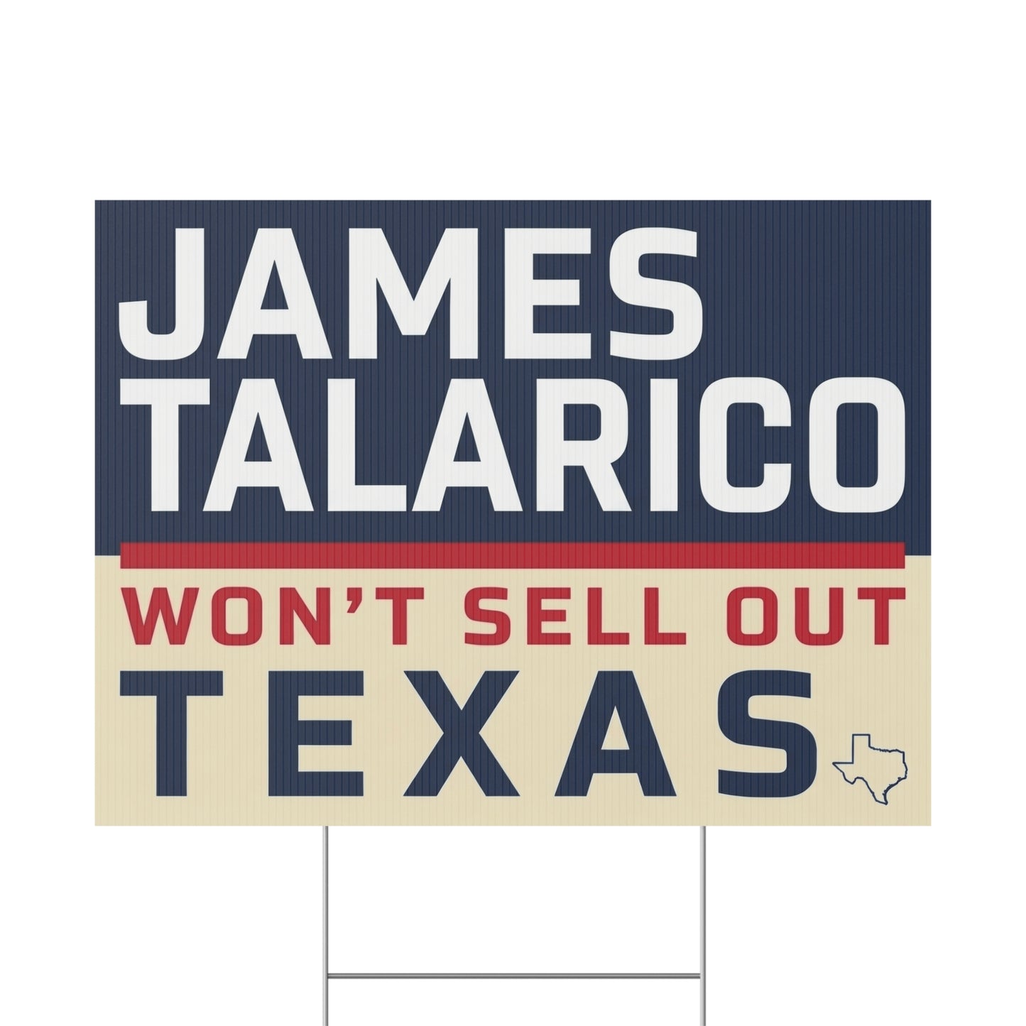James Talarico Yard Sign, Texas Senate Yard Sign