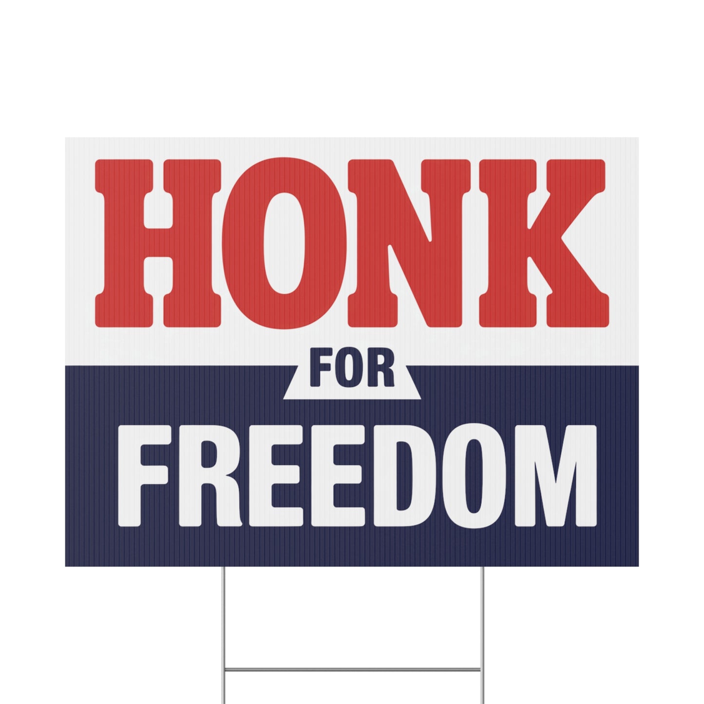 Honk for Democracy Protest Signs, All 5 Designs Included, Great for Ground Mounting at Roadside Gatherings