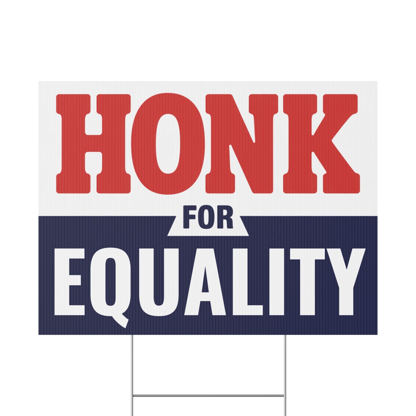 Honk for Democracy Protest Signs, All 5 Designs Included, Great for Ground Mounting at Roadside Gatherings