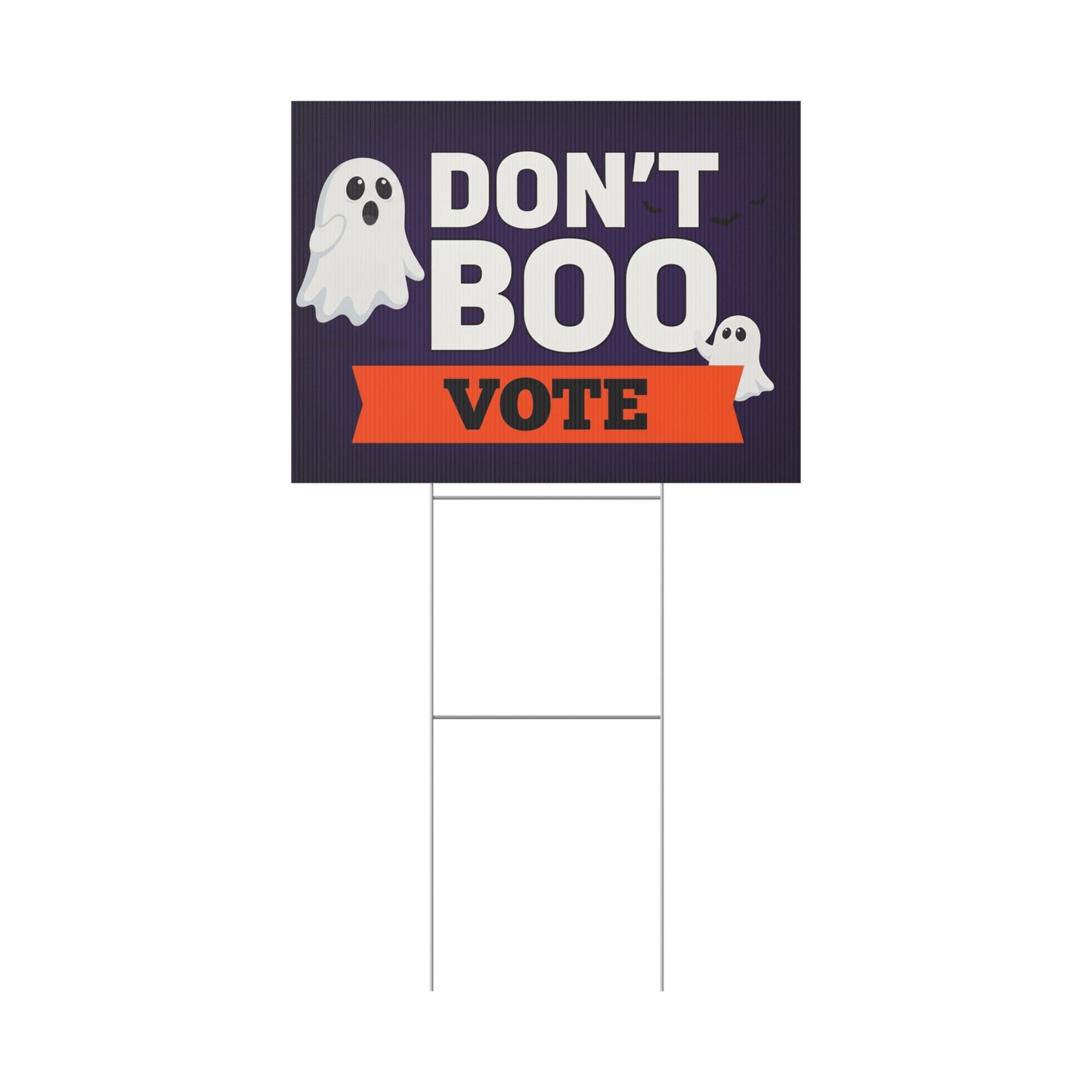 Halloween Yard Sign, Don't Boo Vote Yard Sign