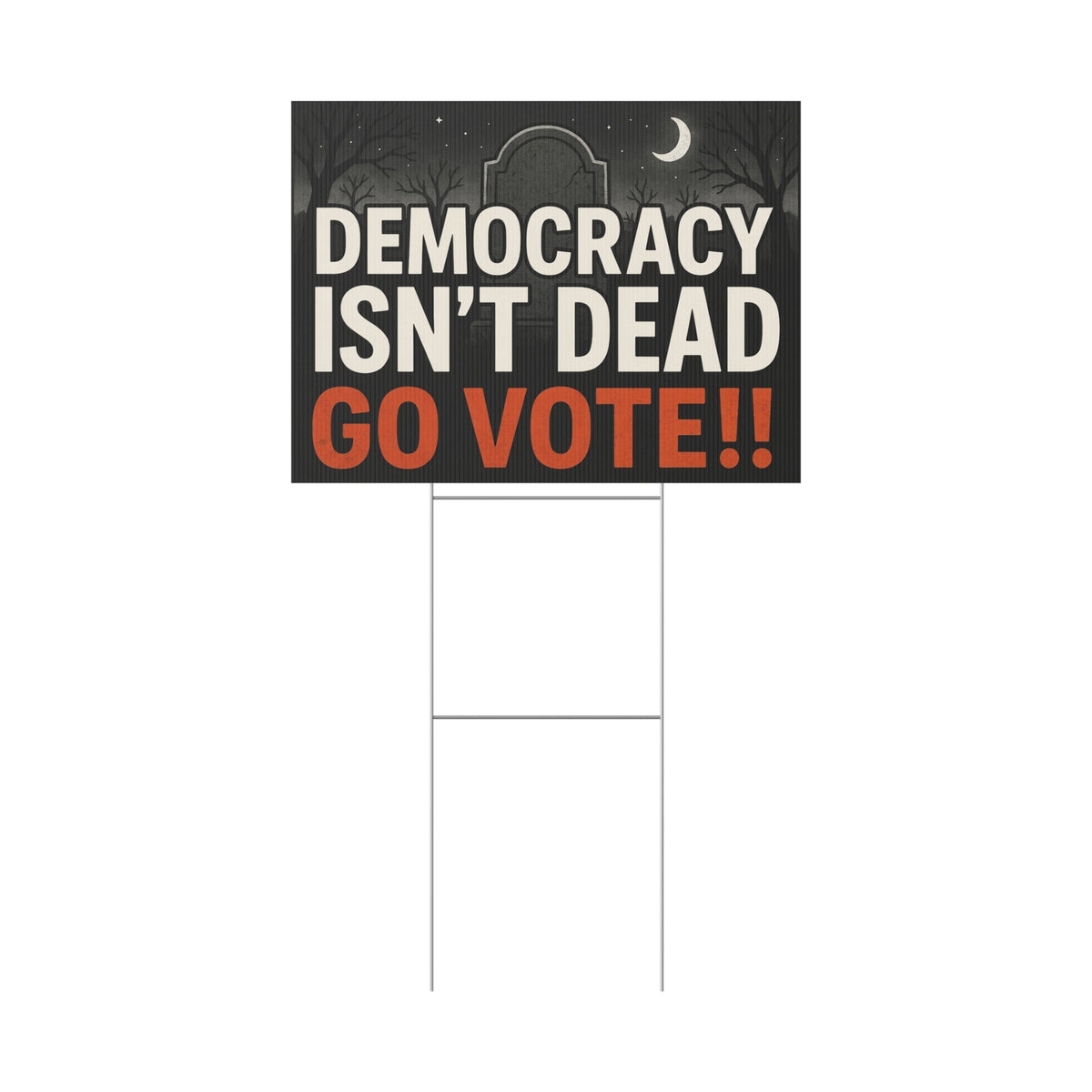 Halloween Yard Sign, Vote Yard Sign