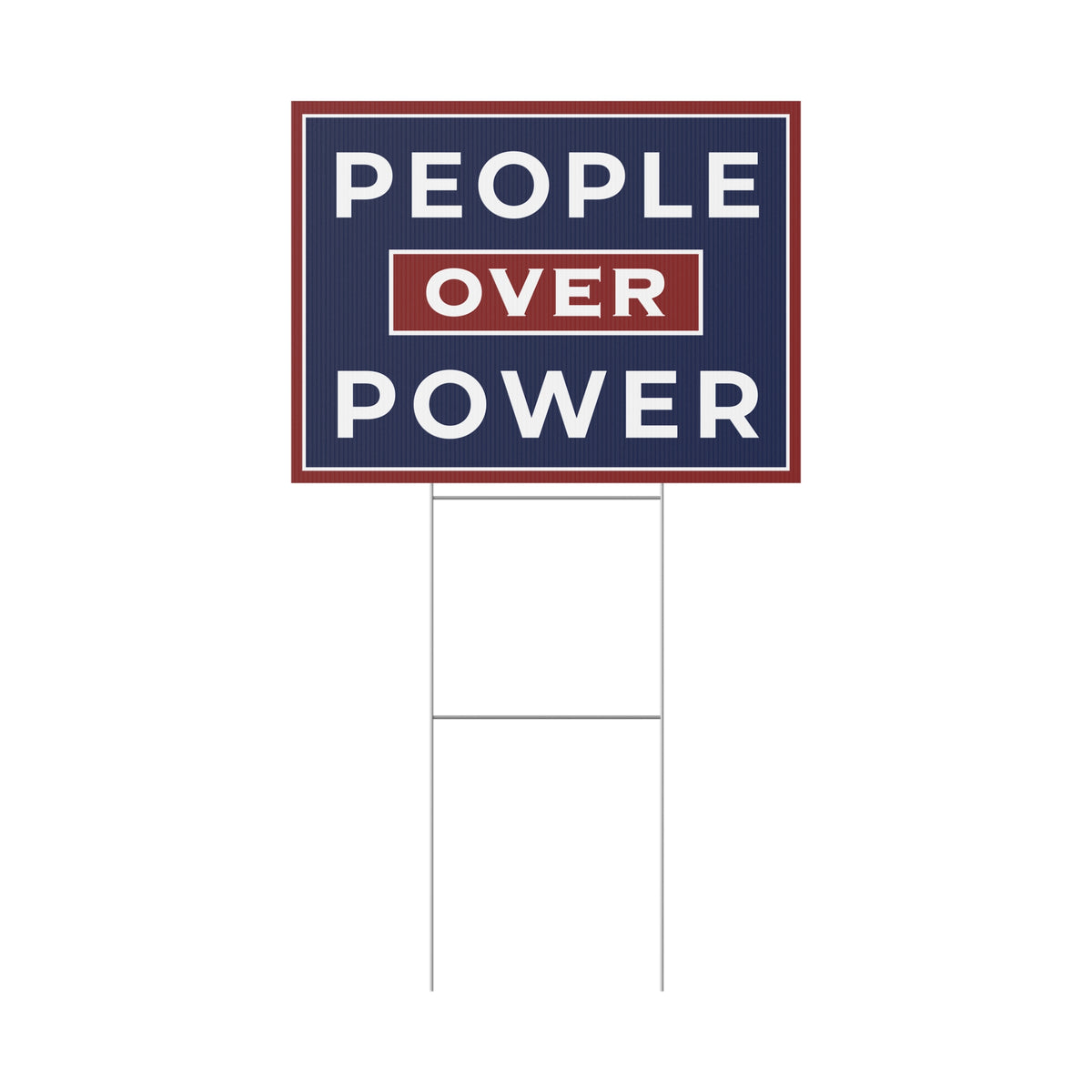 People Over Power Yard Sign, Midterms Yard Sign, Election Yard Sign