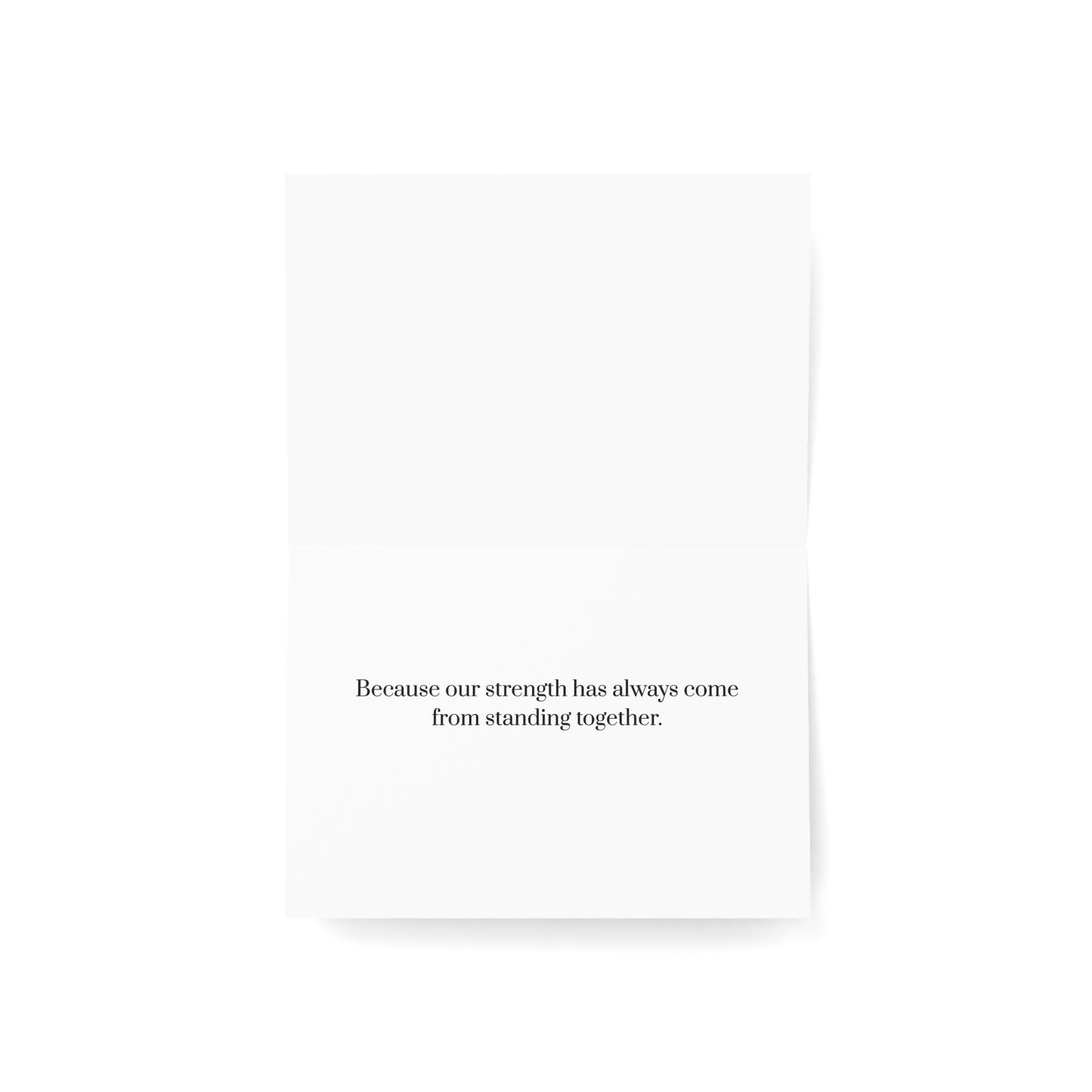 Believe in We the People Greeting Cards, Political Greeting Cards, 7" x 5", Matte Finish, Packs of 5, 10 or 25, Free Shipping