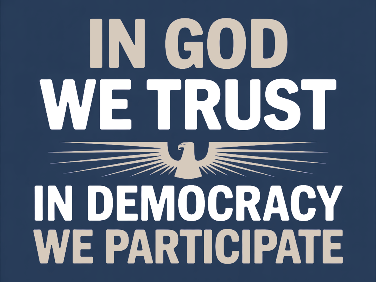 Anti Trump Yard Signs 3 Pack - Faith, Compassion and Democracy Designs - Free Shipping