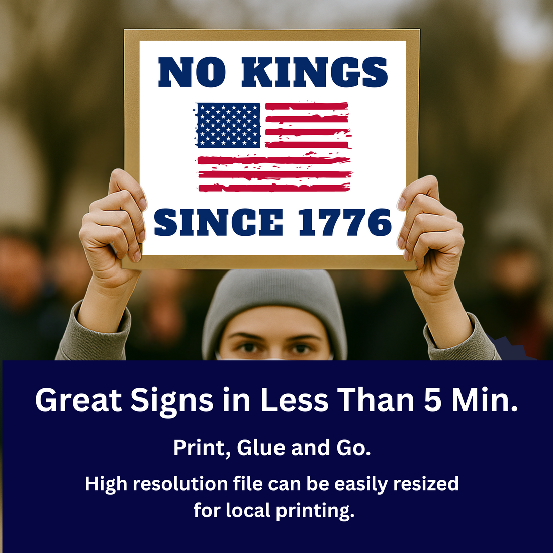Print at Home Protest Signs, 2 Sizes, Printable, Digital Download ...