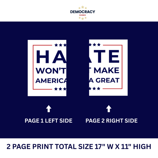 Printable Protest Sign, No Kings Protest Sign, Anti Trump Protest Sign ...