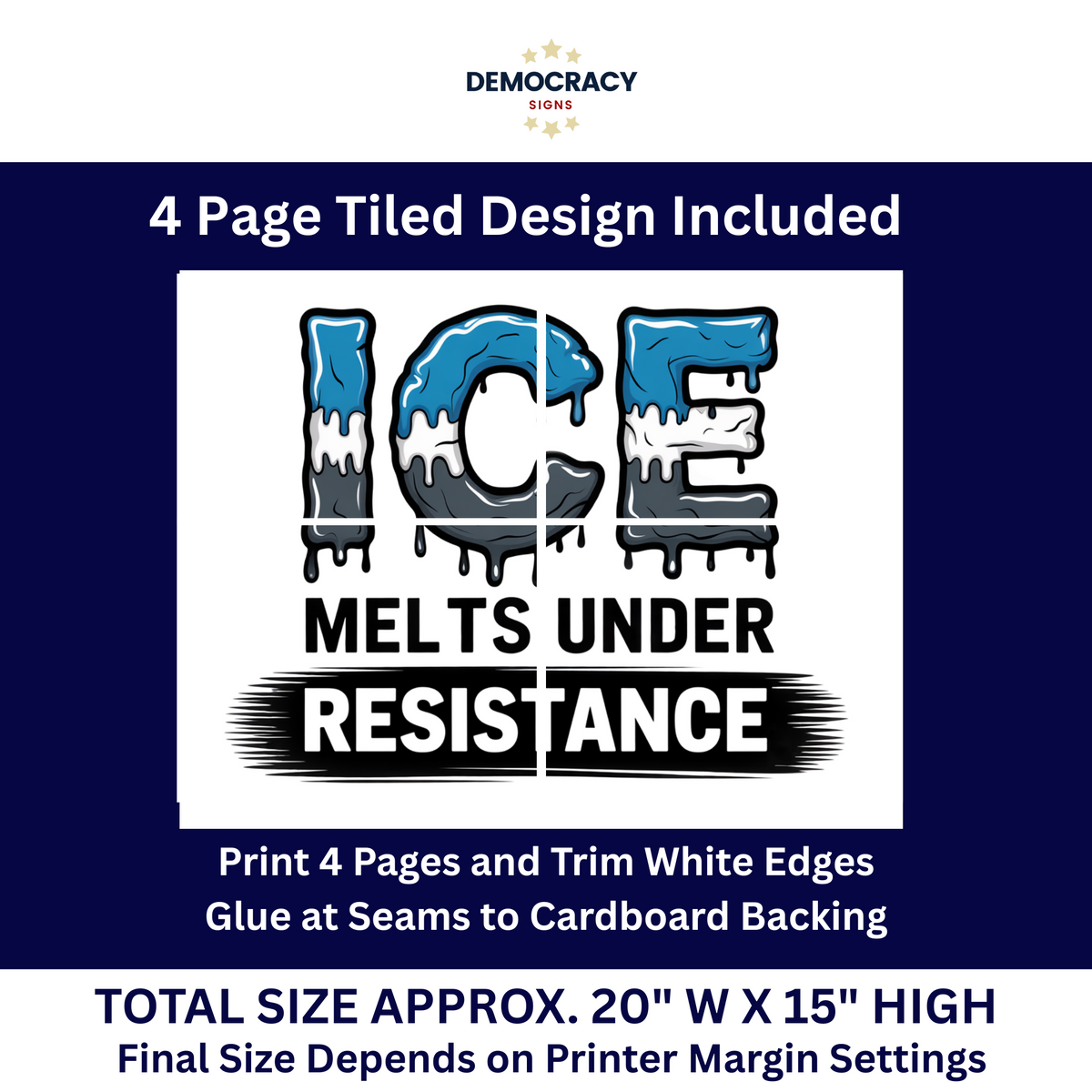 Free Protest Signs -Anti ICE Protest Signs, Anti Trump Protest Signs ...