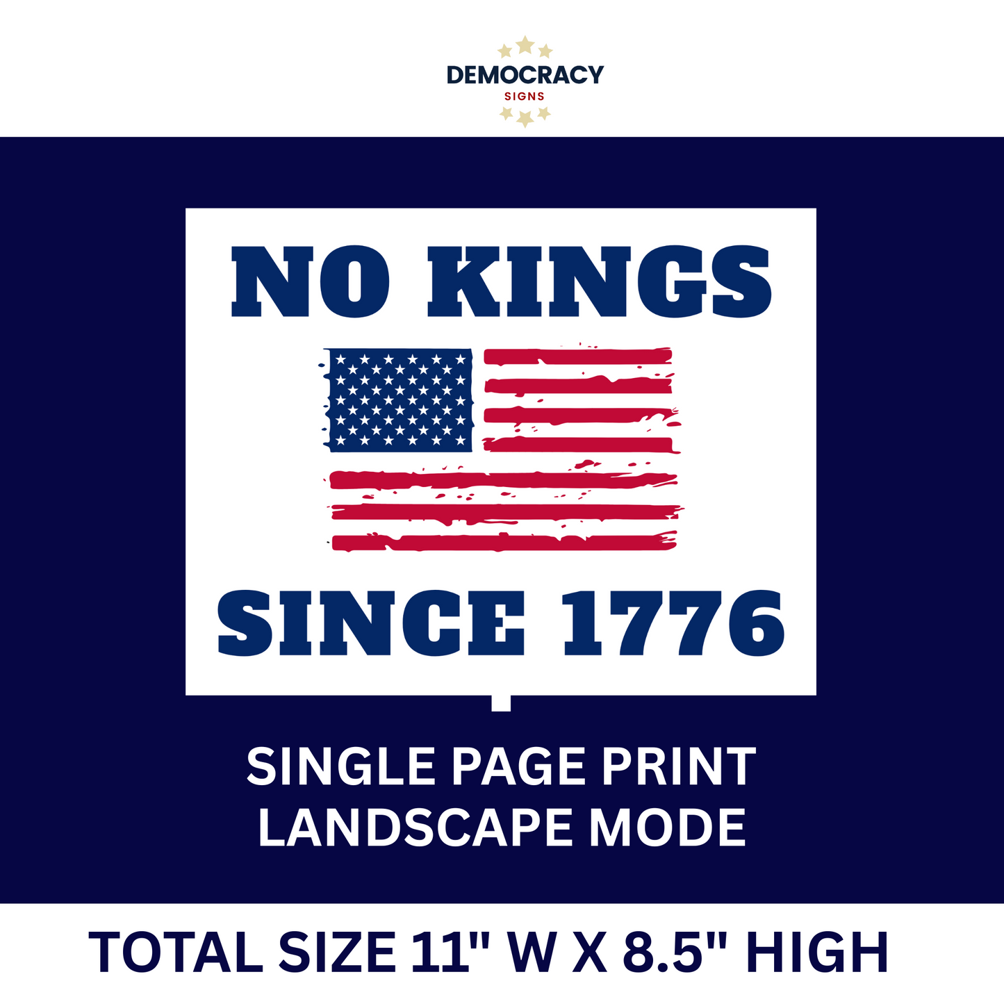Print at Home Protest Sign Kit, 2 Sizes Included, Single Page (8.5" x 11"), or 2 Pages (17" x 11") Printable Protest Signs, Digital Download (Copy)