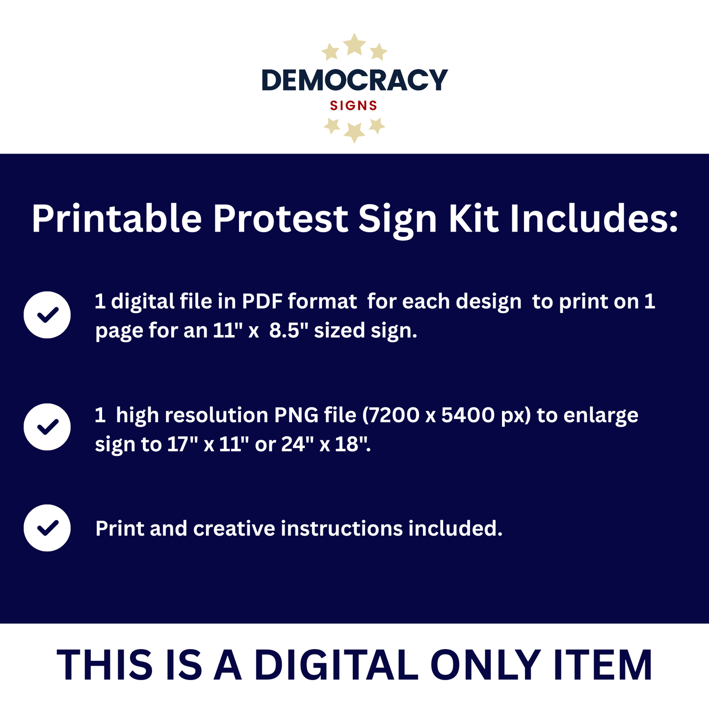 Chicago vs. Fascism Printable Protest Signs, Digital Download Poster, Protest PNG, Anti Trump PNG