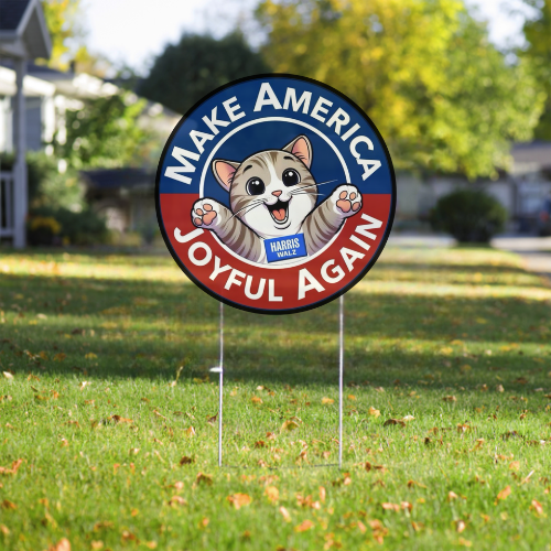 5 Pack of Best Kamala Yard Signs, Harris Walz Yard Signs