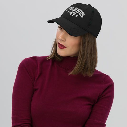 Kamala Harris Distressed Dad Hat