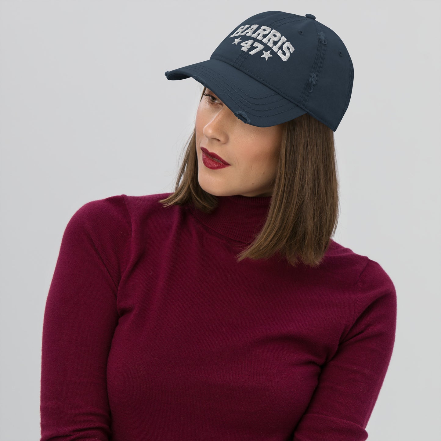 Kamala Harris Distressed Dad Hat