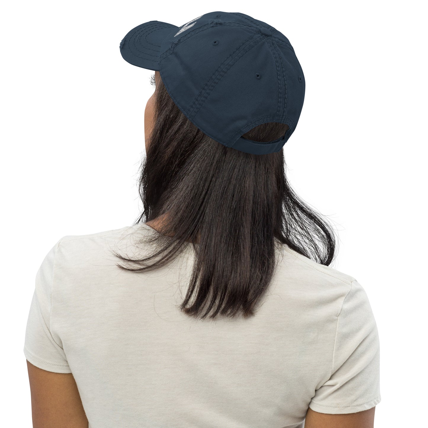 Kamala Harris Embroidered, Distressed Dad Hat