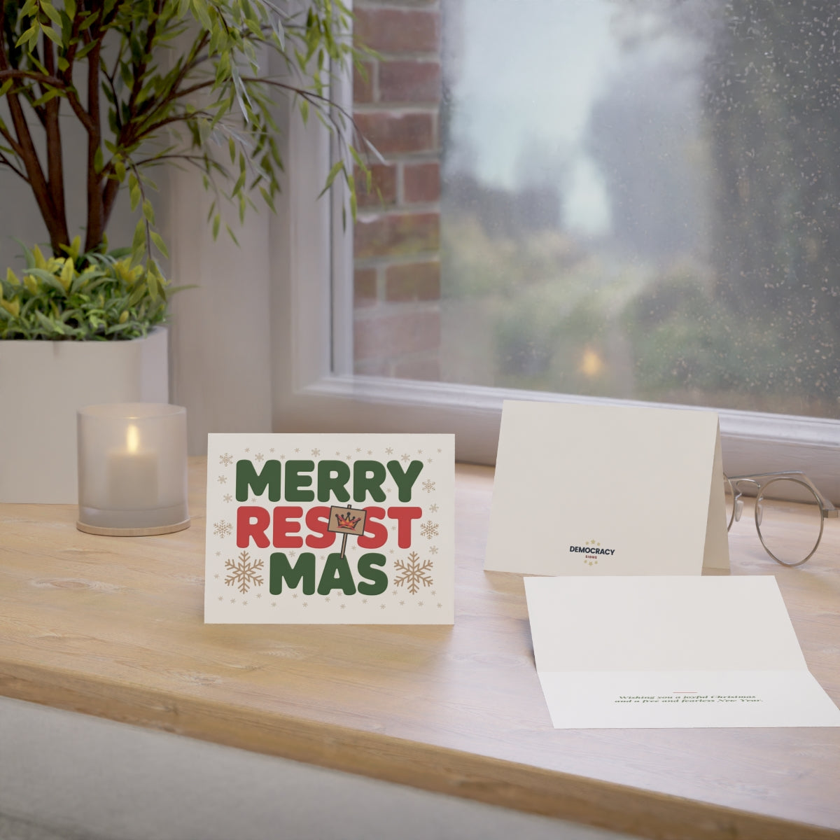Merry Resist-mas greeting card, context-1