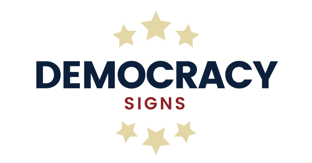 Printable Save Our Democracy Signs